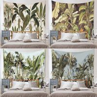 Tropical Jungle Green Plant Tapestry Home Bedroom Decoration Wholesale Nihaojewelry main image 1