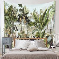 Tropical Jungle Green Plant Tapestry Home Bedroom Decoration Wholesale Nihaojewelry main image 3