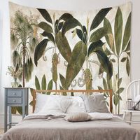 Tropical Jungle Green Plant Tapestry Home Bedroom Decoration Wholesale Nihaojewelry main image 4