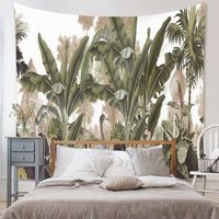 Tropical Jungle Green Plant Tapestry Home Bedroom Decoration Wholesale Nihaojewelry main image 5