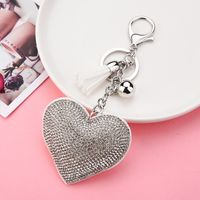 Creative Sequins Heart Pendant Tassel Key Chain Wholesale Nihaojewelry main image 5