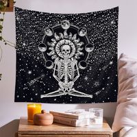 Retro Skull Moon Phase Printing Tapestry Wholesale Nihaojewelry main image 3