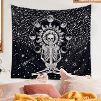 Retro Skull Moon Phase Printing Tapestry Wholesale Nihaojewelry main image 5