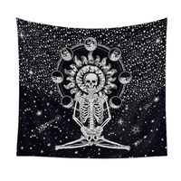 Retro Skull Moon Phase Printing Tapestry Wholesale Nihaojewelry main image 6