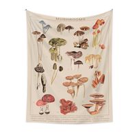 Fashion Colorful Mushroom Printing Room Decoration Wall Cloth Wholesale Nihaojewelry main image 6