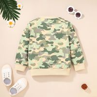 Hit Color Pattern Round Neck Long-sleeved Children's Pullover Sweater Wholesale Nihaojewelry main image 6