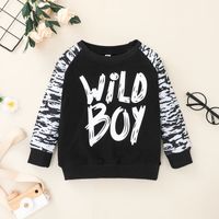 Korean Style Letter Printing Children's Sweater Pants Suit Wholesale Nihaojewelry main image 4