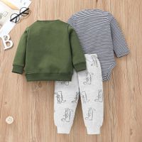 Children's Sweater Long-sleeved Romper Trousers Three-piece Wholesale Nihaojewelry main image 3