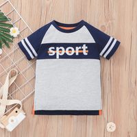 Summer Children's Short-sleeved T-shirt Shorts Two-piece Wholesale Nihaojewelry main image 4