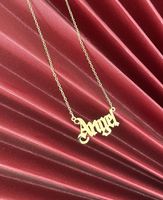 Ange En Acier Inoxydable Lettre Anglaise Pendentif Style Coréen Collier En Gros Bijoux Nihaojewelry main image 6