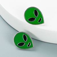 Dripping Oil Alien Shape Earrings Ring Set Wholesale Nihaojewelry Nihaojewelry main image 4
