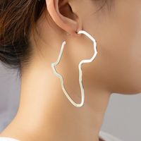 Fashion Hollow Geometric Irregular Stud Earrings Wholesale Nihaojewelry main image 5