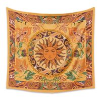 Bohemian Black And White Sun Lines Tapestry Background Wall Decoration Wholesale Nihaojewelry sku image 2