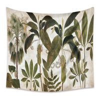 Tropical Jungle Green Plant Tapestry Home Bedroom Decoration Wholesale Nihaojewelry sku image 2