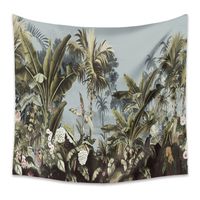 Tropical Jungle Green Plant Tapestry Home Bedroom Decoration Wholesale Nihaojewelry sku image 3