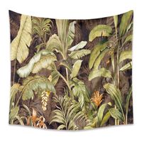 Tropical Jungle Green Plant Tapestry Home Bedroom Decoration Wholesale Nihaojewelry sku image 4