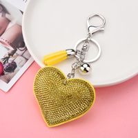Creative Sequins Heart Pendant Tassel Key Chain Wholesale Nihaojewelry sku image 1