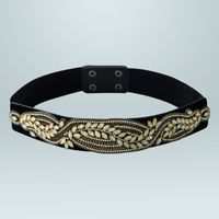 Ceinture En Strass Élastique Rétro Avec Ceinture Brillante En Strass En Gros Nihaojewelry sku image 1