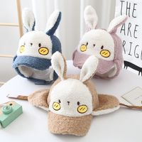 Children's Rabbit Ears Teddy Velvet Earmuffs Windproof Hat Wholesale Nihaojewelry main image 6