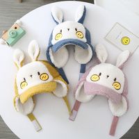 Children's Rabbit Ears Teddy Velvet Earmuffs Windproof Hat Wholesale Nihaojewelry main image 4