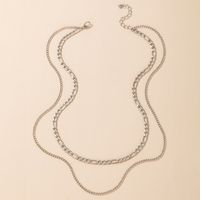 New Fashion Creative Geometric Double-layer Necklace Wholesale Nihaojewelry main image 6