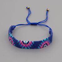 Fashion Turkey Evil Eye Miyuki Beads Weaving Wide Bracelet Wholesale Nihaojewelry main image 5