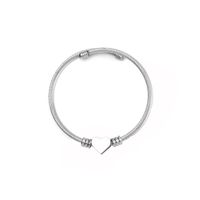 European And American New Stainless Steel Love Bracelet Engraving Is Possible Male And Female Bracelets Bracelet Ornament Wholesale Foreign Trade Exclusive main image 5