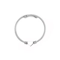 Nuevo Brazalete De Amor De Acero Inoxidable Europeo Y Americano El Grabado Es Posible Pulseras De Hombre Y Mujer Adorno De Pulsera Venta Al Por Mayor Comercio Exterior Exclusivo main image 5