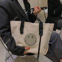 Autumn And Winter Leisure Canvas Large Capacity Portable Tote Bag All-matching Student Shoulder Shopping Bag Women's Bag 2021 New Fashion main image 1