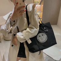 Autumn And Winter Leisure Canvas Large Capacity Portable Tote Bag All-matching Student Shoulder Shopping Bag Women's Bag 2021 New Fashion main image 6