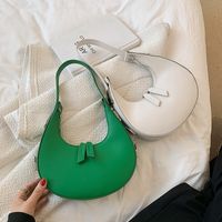 Simple Fashion Solid Color Crescent Saddle Bag Wholesale Nihaojewelry main image 1