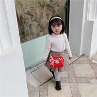 Fashion Rabbit Flower Decoration Children's Messenger Bag Wholesale Nihaojewelry main image 5