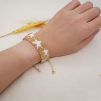 Bohemian Miyuki Beads Woven Five-pointed Star Bracelet Wholesale Nihaojewelry main image 1