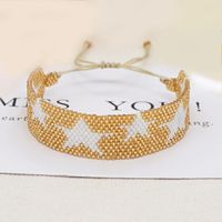 Bohemian Miyuki Beads Woven Five-pointed Star Bracelet Wholesale Nihaojewelry main image 4