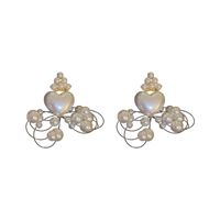 Boucles D&#39;oreilles Ligne De Poisson Coeur Perle Baroque En Gros Nihaojewelry main image 6
