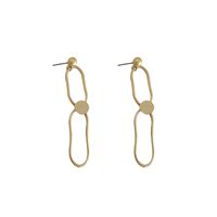 Simple Matte Geometric Long Metal Earrings Wholesale Nihaojewelry main image 6