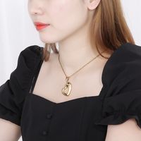 Stainless Steel 18K Gold Plated Heart main image 6