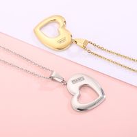 Stainless Steel 18K Gold Plated Heart main image 4