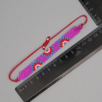 Fashion Turkey Evil Eye Miyuki Beads Weaving Wide Bracelet Wholesale Nihaojewelry sku image 1