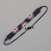 Mode Turquie Evil Eye Miyuki Perles Tissage Large Bracelet En Gros Nihaojewelry sku image 4