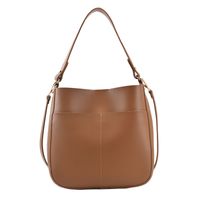 Bolso Grande De Gran Capacidad Para Mujer 2021 Nuevo Bolso De Hombro De Banda Ancha De Moda Versátil De Otoño E Invierno Bolso De Cubo Texturizado sku image 4