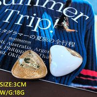 New Style Drip Glaze Triangle Stud Earring Wholesale Nihaojewelry sku image 8