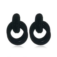 Boucles D'oreilles Pendantes Géométriques Rétro Imbriquées En Gros Nihaojewelry sku image 1