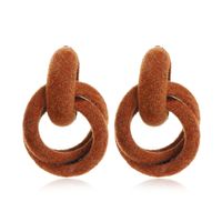 Retro Interlocking Geometric Pendant Earrings Wholesale Nihaojewelry sku image 2