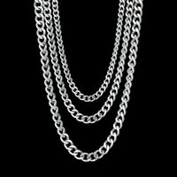 Simple Vintage Multi-layer Stainless Steel Hollow Chain Necklace Wholesale Nihaojewelry main image 5