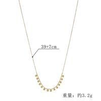 Einfache Mode Stahlkugel Titanstahl Halskette Großhandel Nihaojewelry main image 3