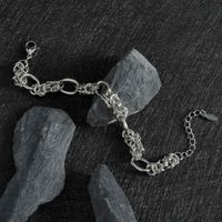 Retro Horse Whip Round Titanium Steel Thick Chain Bracelet Wholesale Nihaojewelry main image 4