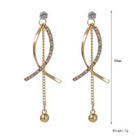Korean Geometric Round Ball Long Tassel Earrings Wholesale Nihaojewelry main image 5