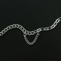 Bf Style Neutral Chain Tassel Bracelet For Couple Men's Titanium Steel Silver Non-fading Stall Factory Supply main image 3