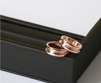 Simple 18k Spring Titanium Steel Solid Color Geometric Ring Wholesale Nihaojewelry main image 1